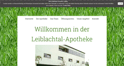 Desktop Screenshot of leiblachtal-apotheke.com